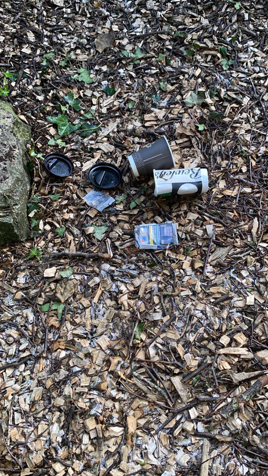 Coffee Cup Litter in Trim change to the Trim Community cup to reduce waste Coffee Cup Litter in Trim change to the Trim Community cup to reduce waste